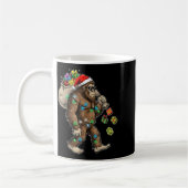 Mug Funny Bigfoot Christmas Tree Lights Xmas Boys Mens (Gauche)
