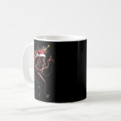 Mug Funny Bigfoot Middle Finger Christmas Sasquatch An (Devant gauche)