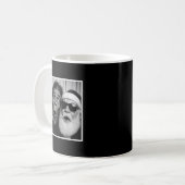 Mug Funny Bigfoot Photobooth With Santa Christmas Xmas (Devant gauche)