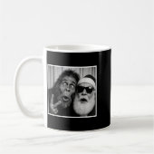 Mug Funny Bigfoot Photobooth With Santa Christmas Xmas (Gauche)