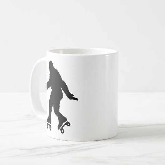 Mug Funny Bigfoot Roller Patinage (Devant gauche)
