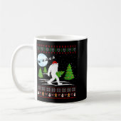 Mug Funny Bigfoot Xmas Gift Santa Hat Ugly Bigfoot Chr (Gauche)