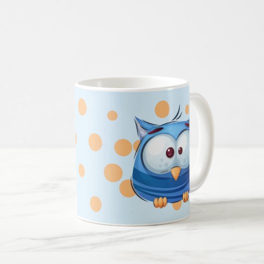 Mug Funny Bird Collection - Bleu (Devant droit)