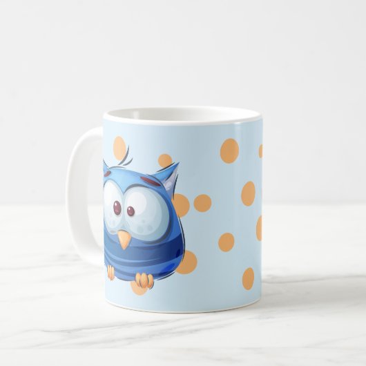 Mug Funny Bird Collection - Bleu (Devant gauche)