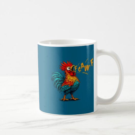 Mug Funny Bird Fcawf Chicken F Caw F Rooster Whisperer (Droite)