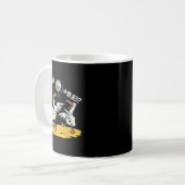 Mug Funny Bird Playing Volleyball Mine Game Day Beach (Devant gauche)