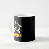 Mug Funny Bird Playing Volleyball Mine Game Day Beach  (Devant gauche)