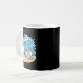 Mug Funny Bird Playing Volleyball Mine Game Day Vibes (Devant gauche)