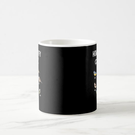 Mug Funny Bird Watcher Comment identifier un oiseau un (Centre)