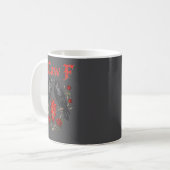 Mug Funny Black Bird F-caw-f Anti Valentines Day Singl (Devant gauche)