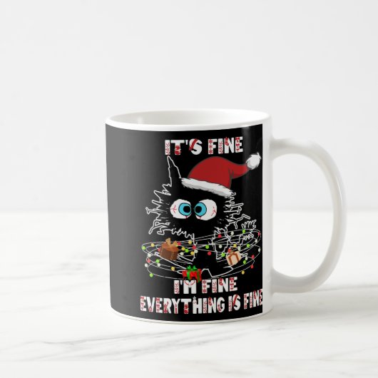 Mug Funny Black Cat Tee (Droite)