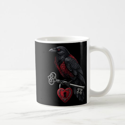 Mug Funny Black Crow Black Bird Funny Crow Valentines  (Droite)