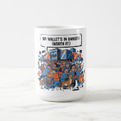 Mug Funny Black Friday Sale Rush T-Shirt Design (Centre)