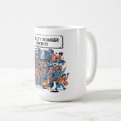 Mug Funny Black Friday Sale Rush T-Shirt Design (Devant droit)