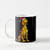 Mug Funny Bloodhound Christmas Graphics Dog Lights Lov (Gauche)