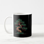 Mug Funny Bonsai Tree Christmas Graphics Lights Lover  (Gauche)