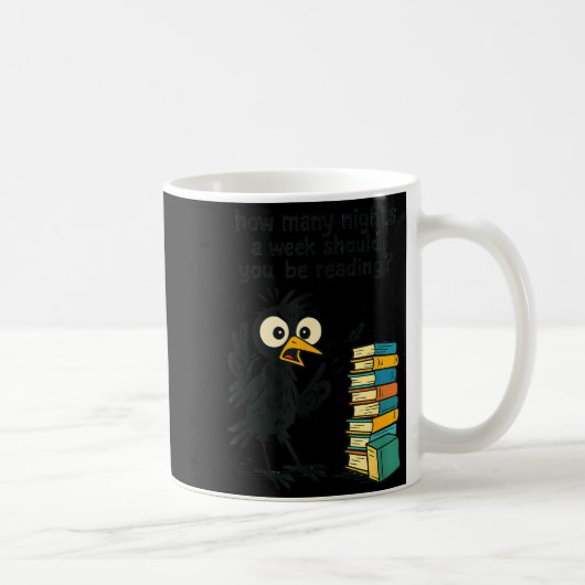 Mug Funny Bookworm 6 7 Meme Design _ Reading Nights Hu (Droite)
