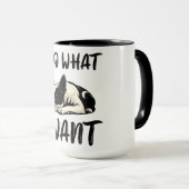 Mug Funny Boston Terrier Dog (Devant droit)