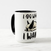 Mug Funny Boston Terrier Dog (Devant gauche)