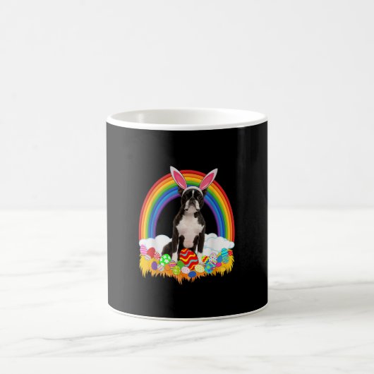 Mug Funny Boston Terrier Egg Chemise Amoureux des chie (Centre)