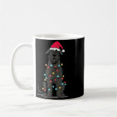 Mug Funny Bouvier Des Flandres Christmas Graphics Dog  (Gauche)