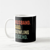 Mug Funny Bowler Huss Papa Bowling Legend Fête des pèr (Gauche)