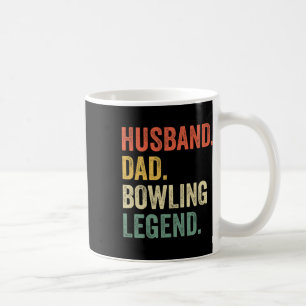 Mug Funny Bowler Huss Papa Bowling Legend Fête des pèr