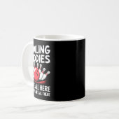 Mug Funny Bowling Buddies We Ain't All There Bowling T (Devant gauche)