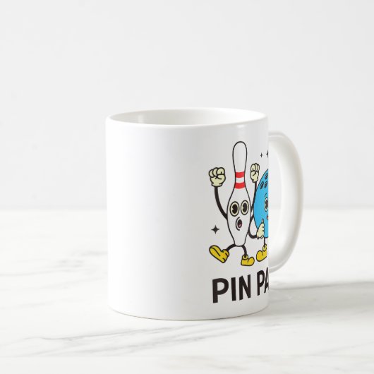 Mug Funny Bowling N Pals Bowl Bowler Bowling Lover  (Devant droit)