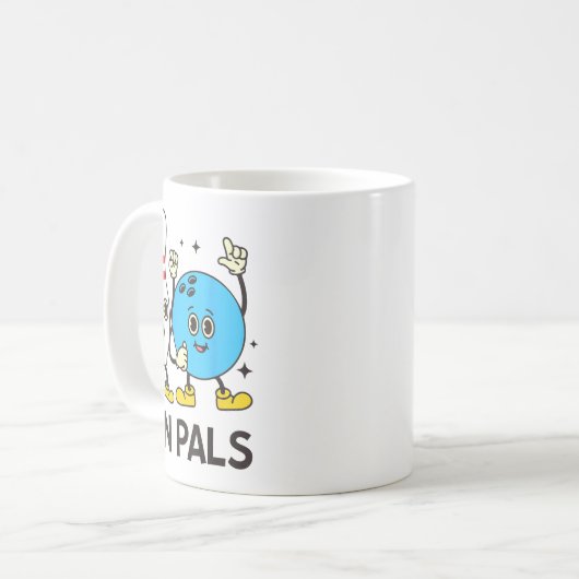 Mug Funny Bowling N Pals Bowl Bowler Bowling Lover  (Devant gauche)