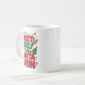 Mug Funny Boys Christmas Most Likely To Call Santa Bru (Devant gauche)