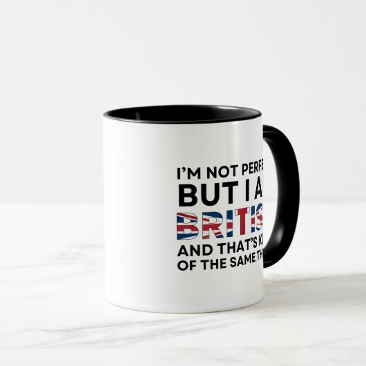 Mug Funny British (Devant droit)