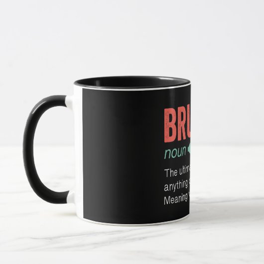 Mug Funny Bruh Définition (Gauche)