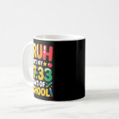 Mug Funny Bruh It's My 67 33 Days Of School Math Six S (Devant gauche)
