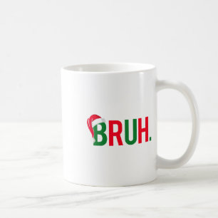 Mug Funny Bruh Joyeux Pyjama de Noël Famille Hommes Mè
