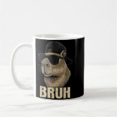 Mug Funny Bruh Meme Capybara Lover Cool Sungles For Me (Gauche)