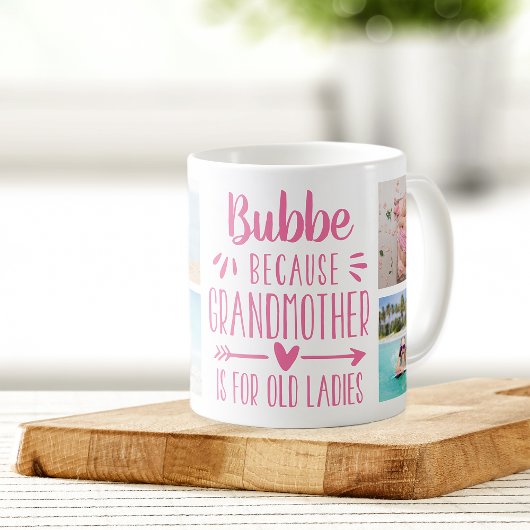 Mug Funny Bubbe Grandchildren Noms et collection photo