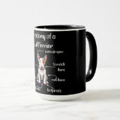 Mug Funny Bull Terrier Chien (Devant droit)