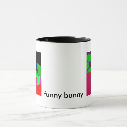 Mug funny bunny (Centre)