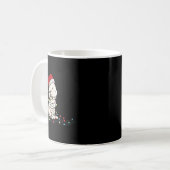 Mug Funny Bunny Christmas Graphics Animal Lights Lover (Devant gauche)