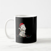 Mug Funny Bunny Christmas Graphics Animal Lights Lover (Gauche)
