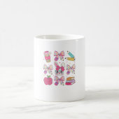 Mug Funny Bunny Coquette Bow Rabbit Teacher Easter Ret (Centre)