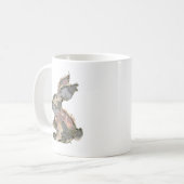 Mug Funny Bunny Crochet Patchwork Camo Rabbit Happy Ea (Devant gauche)
