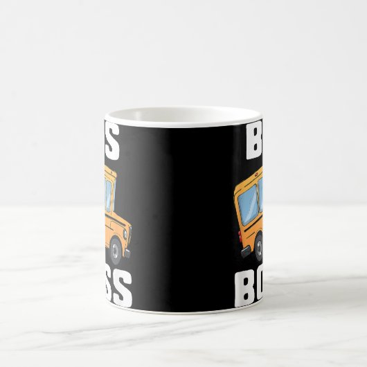 Mug Funny Bus Boss School Bus Driver (Centre)