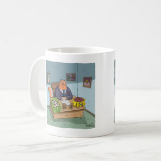 Mug Funny Business Kitty avec boîte à litière d'entrée