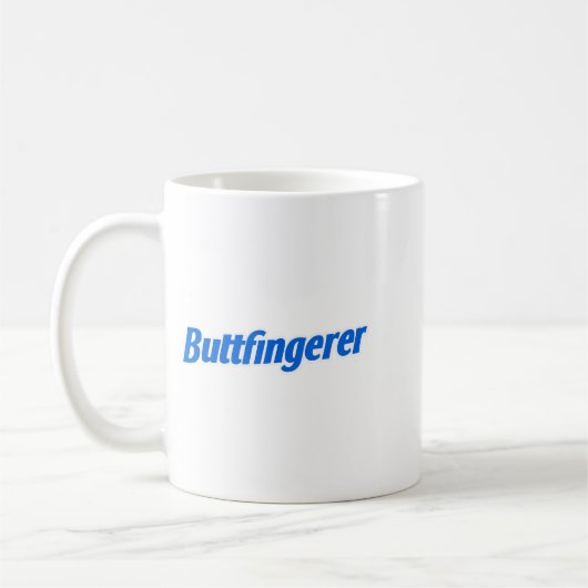 Mug Funny Buttfingerer Tee Butt Fingerer Halloween Emb (Gauche)