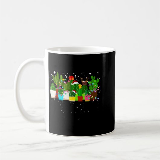 Mug Funny Cactus Christmas Tree  (Gauche)