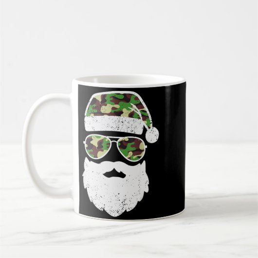 Mug Funny Camo Christmas Pajama Funny Camo Matching Fa (Gauche)