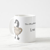 Mug Funny Canada Goose Guard Cadeau canadien Nom perso (Devant gauche)