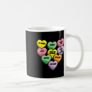 Mug Funny Candy Heart Anti Valentines Jour Sarcastique